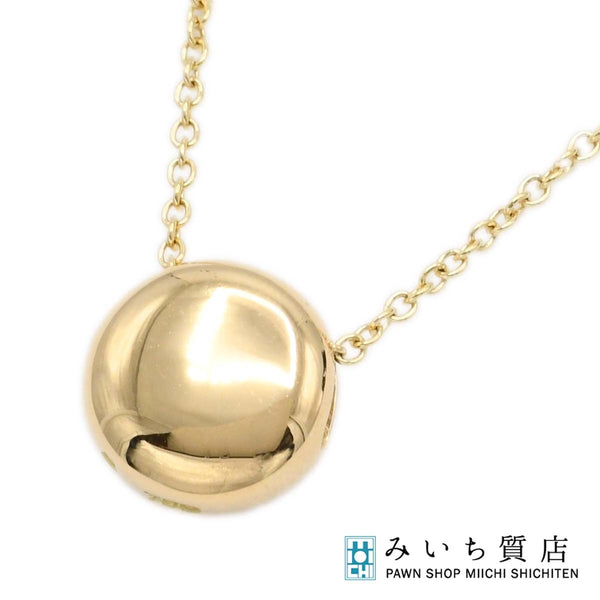 仕上済 GEORG JENSEN ジョージジェンセン ネックレス 750 5.3g ジュエリー 箱有 H15160