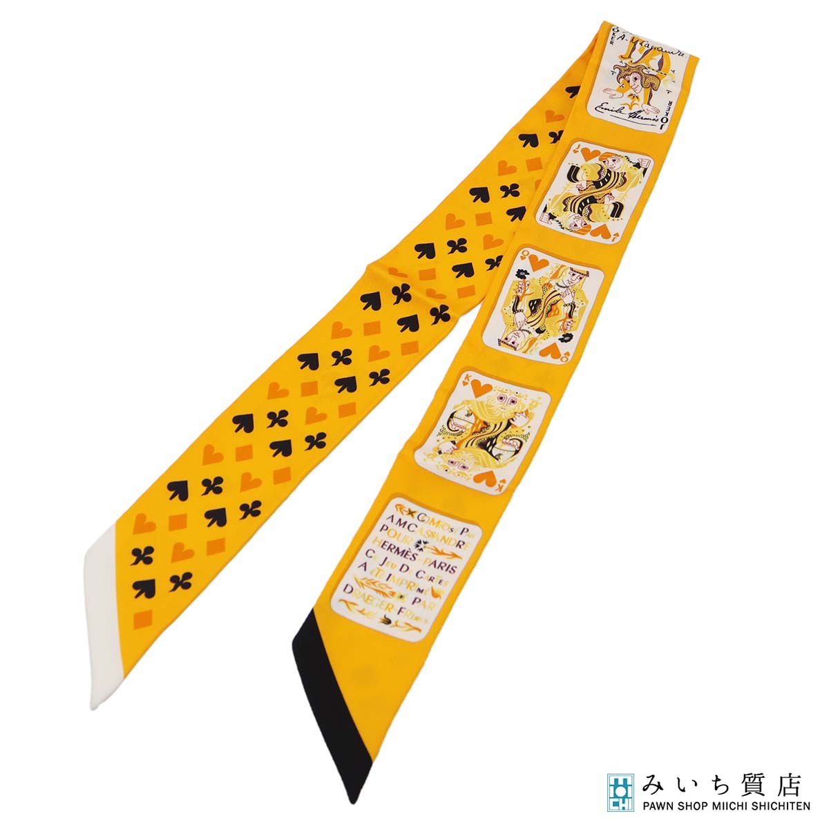 HERMES エルメス ツイリー Jeu De Cartes ジュード カルツ トランプ柄