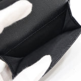 CHANEL シャネル ウォレット 三つ折り財布 ココマーク マトラッセ キャビアスキン 31番台 財布 ブラック eco2238