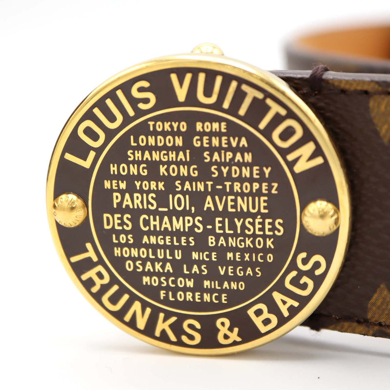 LOUIS VUITTON LV ルイヴィトン ベルト M6975 サンチュール T&B 90/36 ブラウン 服飾小物 H5835