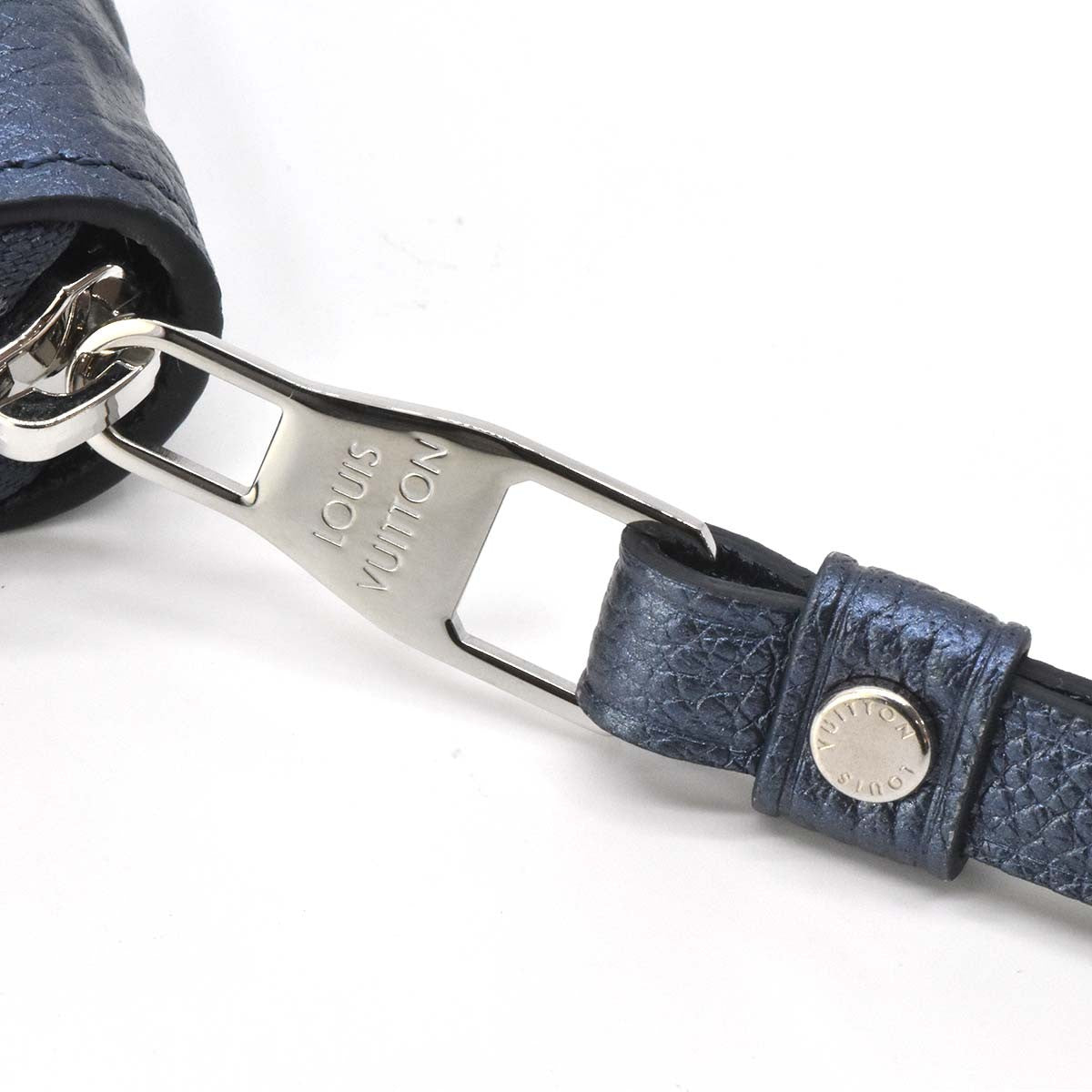 美品 LV 長財布 ジッピーウォレット M80958 アンプラント ネイビー 