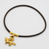 HERMES エルメス チョーカー ペガサス カデナ ゴールドカラー ネックレス アクセサリー eco94
