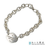 TIFFANY&Co. ティファニー ブレスレット リターントゥオーバル タグ シルバー925 26.5g M4056