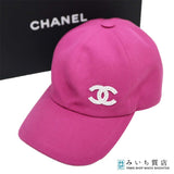 CHANEL シャネル キャップ ビーズ ココマーク ベースボールキャップ 帽子 ピンク レディース 箱 26k537-1