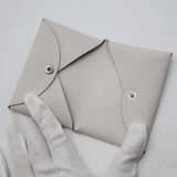 HERMES エルメス カルヴィ カードケース小銭入れ 名刺入れ ミニウォレット B刻印 ホワイト H22584