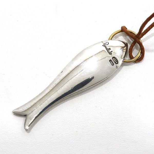 Pomellato ポメラート ペンダント フィッシュ 魚 シルバー SV925 750 ネックレス チャーム 約24.4g 28k825-3