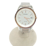 稼働 時計 CITIZEN シチズン EXCEED エクシード H110-T020020 デイト ECO-DRIVE シルバー色文字盤 レディース H18713
