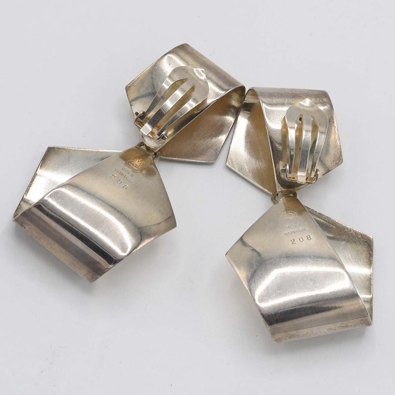 GEORG JENSEN ジョージジェンセン イヤリング 206 シルバー 925 約23.3g アクセサリー 袋箱 ok1344