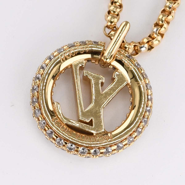 LOUIS VUITTON LV ルイヴィトン ネックレス M00759 コリエ ルイーズ バイ ナイト 8.5g ゴールドカラー アクセサリー M4002