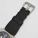 稼働 腕時計 Bell&Ross ベルロス BR01-94-S-D4361 自動巻き クロノグラフ ブラック文字盤 ok1688