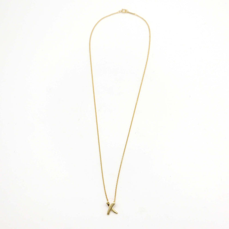TIFFANY&Co. ティファニー ネックレス キス パロマピカソ ゴールド 750 約2.2ｇアクセサリー H18457