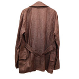 服 ジャケット HERMES エルメス モリエサーカス リネン シルク イカリ 表記サイズ42 レディース 21k522-7