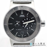 稼働 腕時計 ORIS オリス ダイバーズ レギュレーター 635-7514 27石 自動巻き 黒色文字盤 箱有 H9160