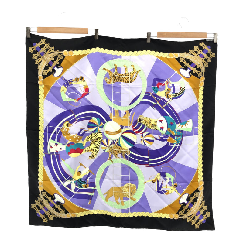 HERMES エルメス カレ90 Circus サーカス スカーフ シルク100 マルチ