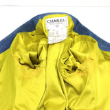 CHANEL シャネル セットアップ デニム 20724 40サイズ 黄緑 グリーン スカート ヴィンテージ レディース H17171