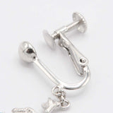 仕上げ済み アトリエ・アル イヤリング K18WG 0.01ct 約4.4g アクセサリー ◆  19k182-42