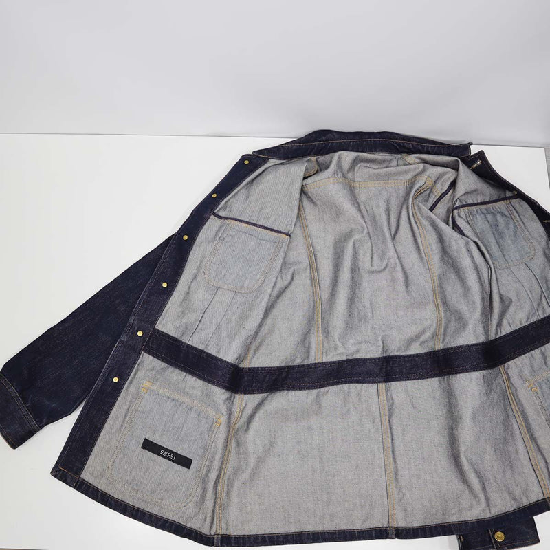 GUCCI グッチ デニムジャケット サイズ52 メンズ アウター 服 長袖  yo1234
