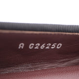 CHANEL シャネル フラットシューズ G26250 38C 25cm マトラッセ パンプス ブラック 靴 H21001