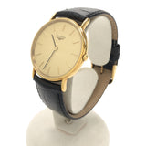 腕時計 稼働 LONGINES ロンジン L4.637.2 クォーツ ゴールド色文字盤 2026.5電池交換済 H22344