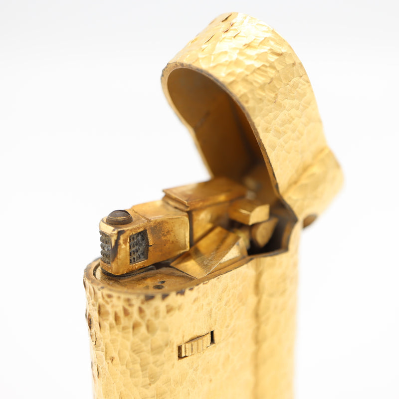 dunhill ダンヒル ガスライター Sライン 20ミクロン ゴールドカラー ローラー式 喫煙具 着火未確認 ケース有 M989