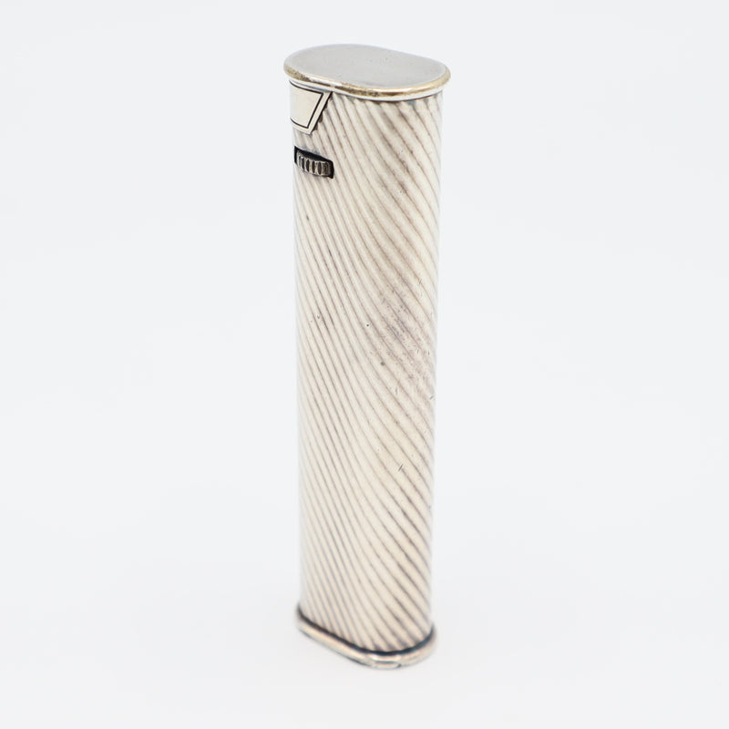 dunhill ダンヒル ガスライター スリム ローラー式 シルバーカラー 喫煙具 着火未確認 M619-2