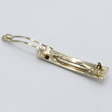 CHANEL シャネル B23C バレッタ ヘアクリップ ロゴ ラインストーン スター 星 ヘアアクセ アクセサリー 服飾小物 箱有 23k526-8