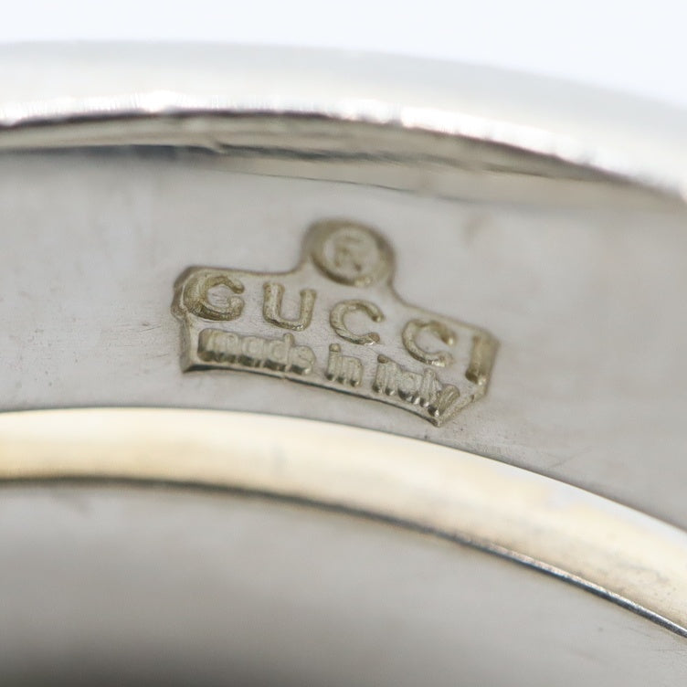 GUCCI グッチ リング Gロゴ スネーク 15号 シルバー925 約11.3g アクセサリー yo405