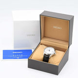 腕時計 稼働 SEIKO セイコー 6R15-03V0 プレサージュ Craftsmanship 自動巻き 白色文字盤 箱取説 H21563