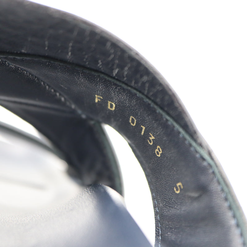 LOUIS VUITTON ルイヴィトン LV エピ フラットミュール サンダル 5サイズ ブラック 靴 25k986-2