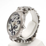 稼働 腕時計 BIJOU MONTRE ビジュモントレ 8810T シェル文字盤 世界666本限定 箱コマ 2026.2電池交換済 23k661-1