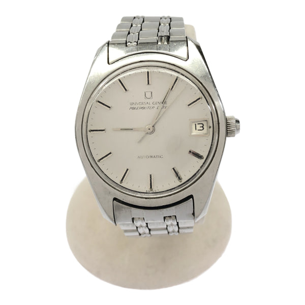 稼働 腕時計 UNIVERSAL GENEVE ユニバーサルジュネーブ 869115/05 自動巻き シルバー色文字盤 H1279