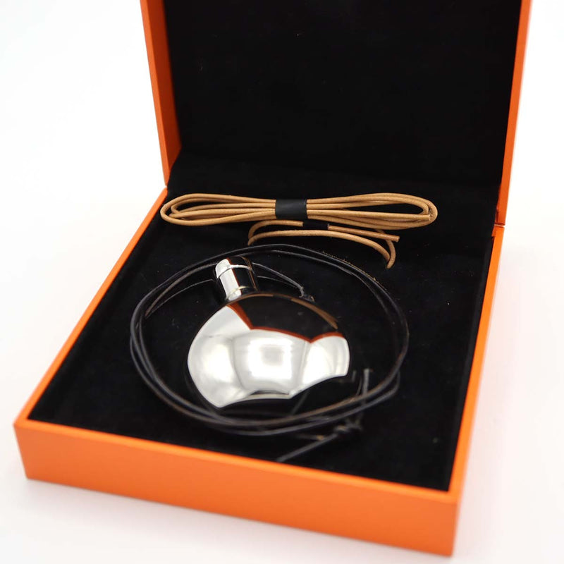 HERMES エルメス パフュームボトル ネックレス 香水 パルファム デ メルヴェイユ 7.5ml 総重量94.6g yo1354