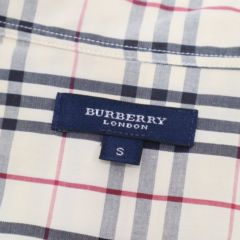 BURBERRY バーバリー ノバチェックシャツ 長袖シャツ トップス Sサイズ コットン100 ベージュ系 M4269