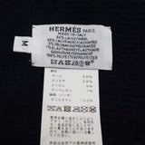 HERMES エルメス ニットキャップ 帽子 Lisa Slalom リーサ・スラローム ネイビー ウール カシミヤ 箱袋 J783