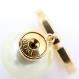 Christian Dior ディオール ピアス フェイクパール ラインストーン ピンク アクセサリー H21429