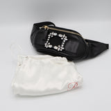 ROGER VIVIER ロジェヴィヴィエ ウエストポーチ ラインストーン ブラック 鞄 M4415