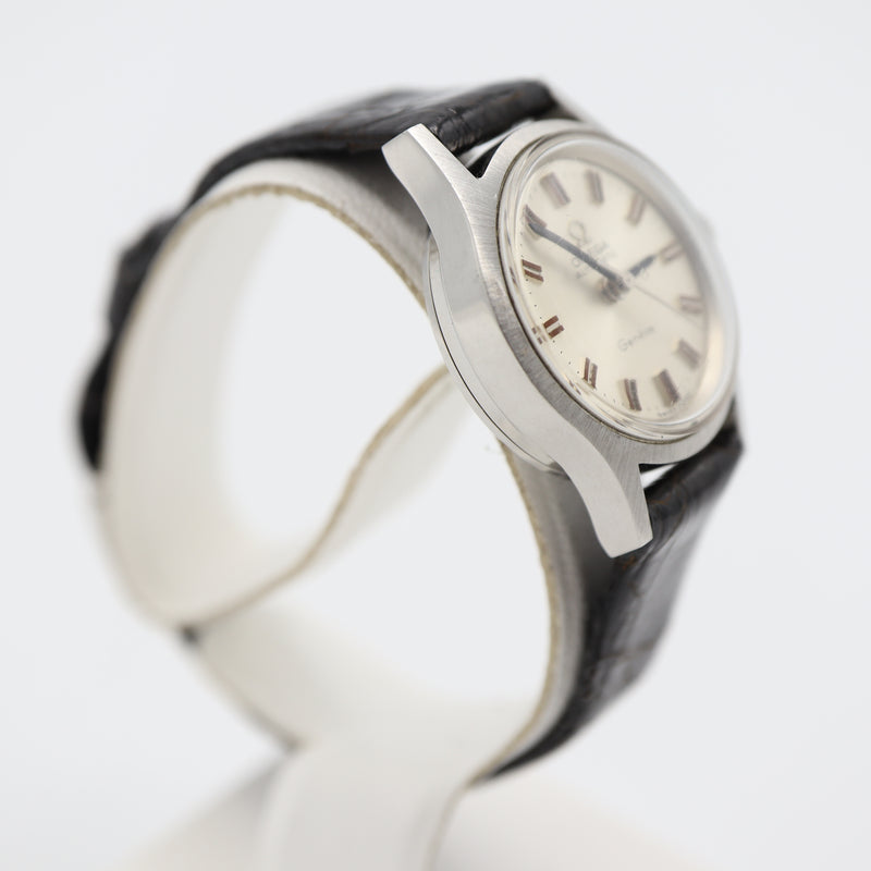 稼働 腕時計 OMEGA オメガ Geneve ジュネーブ cal.671 565.018 自動巻き シルバー色文字盤 ベルト社外 H20561