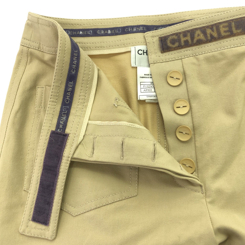 CHANEL シャネル パンツ P15254 ベージュ 38サイズ ボトムス レディース H17173-2