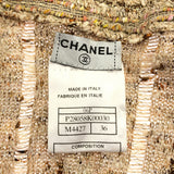 CHANEL シャネル カーディガン 06P P28058 / M4427 ベージュ 金 サイズ36 服 アウター ok1889