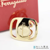 Salvatore Ferragamo フェラガモ スカーフリング ゴールド アクセサリー ゴールドカラー 服飾小物 箱 H20052