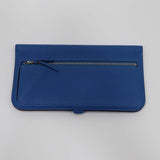 HERMES エルメス 長財布 ドゴンレクトヴェルソ ドゴンロング ブルー O刻印 H7184