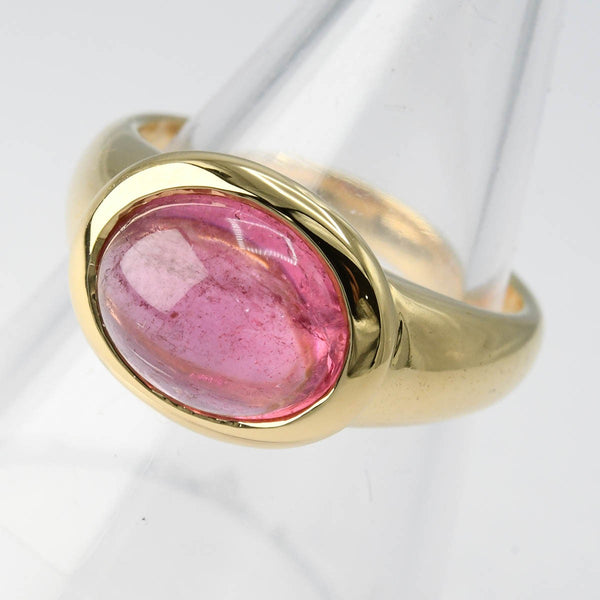 仕上済 Vendome Aoyama ヴァンドーム青山 ピンクトルマリン リング 指輪 3.25ct K18 約11号 約6.3g ジュエリー eco1701