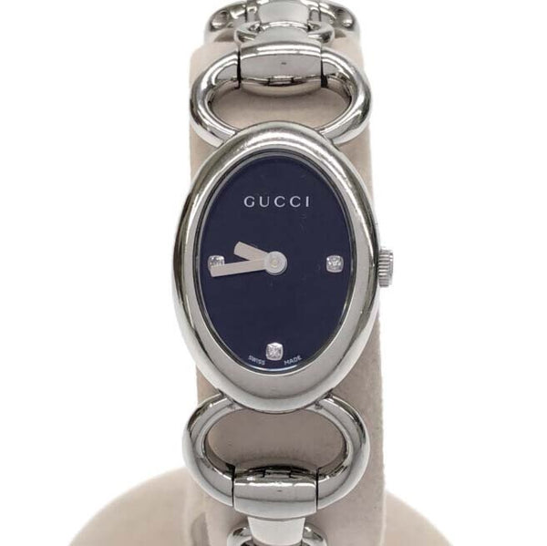 稼働 腕時計 GUCCI グッチ トルナヴォーニ 3Pダイヤ 118 クォーツ 2025.6 電池交換済 箱あり H5067
