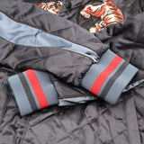 VALENTINO ヴァレンティノ ジャケット サイズ48 スタジャン キルティング 虎 ネイビー アウター 服 25s179-6