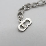 Christian Dior ディオール ネックレス クロス Dロゴ 約7.1g シルバーカラー アクセサリー H20448