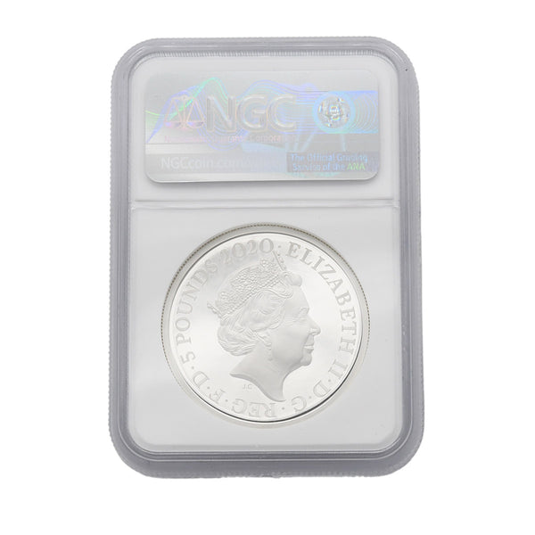NGC FIRST DAY OF ISSUE PF70 ULTRA CAMEO 2020年 2オンス 5ポンド スリーグレイセス ケース有 23k644-1