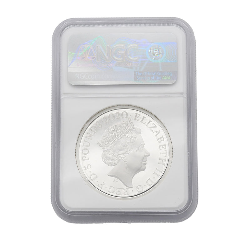 NGC FIRST DAY OF ISSUE PF70 ULTRA CAMEO 2020年 2オンス 5ポンド スリーグレイセス ケース有 23k644-1