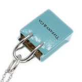 TIFFANY＆Co. ティファニー ネックレス ショッパー モチーフ ペンダント Ag925 シルバー 約5g アクセサリー レディース 箱有 H5524
