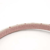 LOUIS VUITTON ルイヴィトン ブレスレット ヒストリック ミニ M6407 白 ピンク 16cm 箱袋 H22830