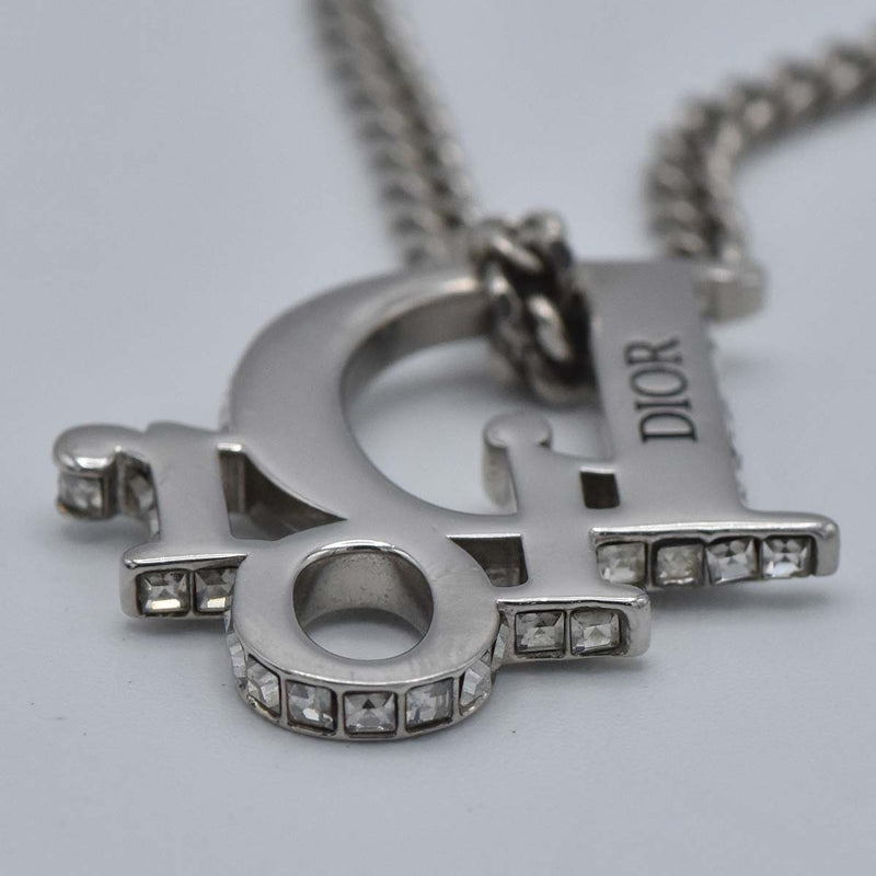 Christian Dior ディオール ネックレス ロゴ シルバーカラー 約15.7g アクセサリー 箱袋有 23s312-3